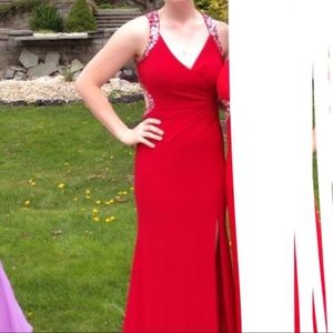 Prom dress red!